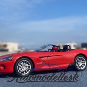 Model auta Dodge Viper SRT, červená 2003