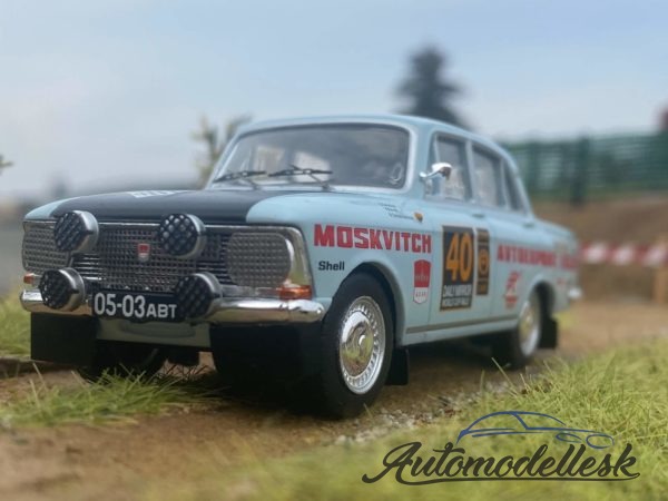 Model auta rally MOSKVIC 412