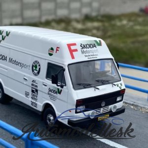 Model auta rally VW LT45 LWB, Škoda Motorsport