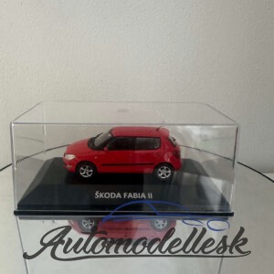 Model auta Škoda Fabia II, červená