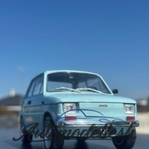 Model auta Fiat 126, svetlo modrá, 1972