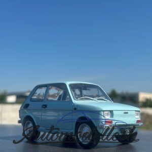 Model auta Fiat 126, svetlo modrá, 1972