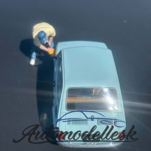 Model auta Fiat 126, svetlo modrá, 1972