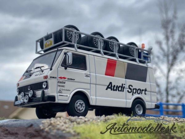 Model auta rally doprovod Volkswagen LT35.