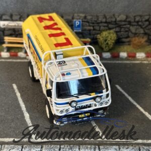 Model auta LIAZ 100.55 D, rally žltá - biela
