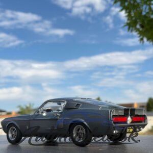 Model auta SHELBY GT500 GREY & BLACK STRIPES 1967