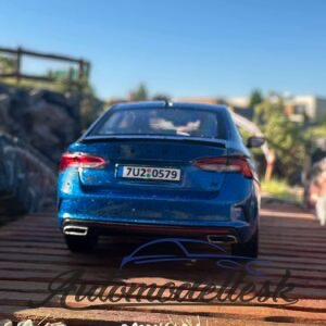 Model auta Škoda Octavia RS IV, modrá