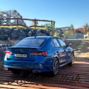 Model auta Škoda Octavia RS IV, modrá
