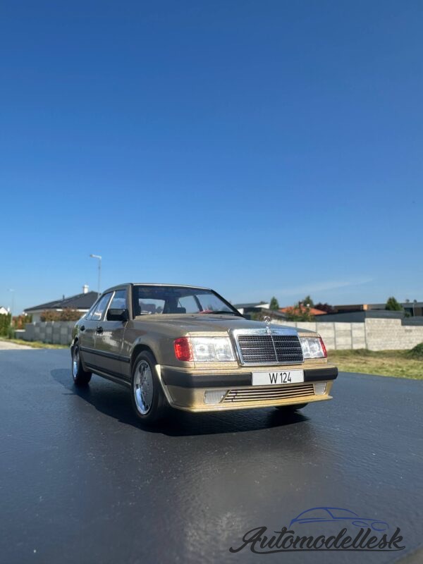 Model auta Model auta Mercedes W124 Tuning, bežová, 1986