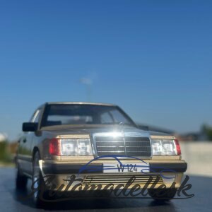 Model auta Model auta Mercedes W124 Tuning, bežová, 1986