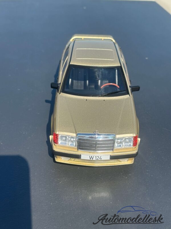 Model auta Model auta Mercedes W124 Tuning, bežová, 1986