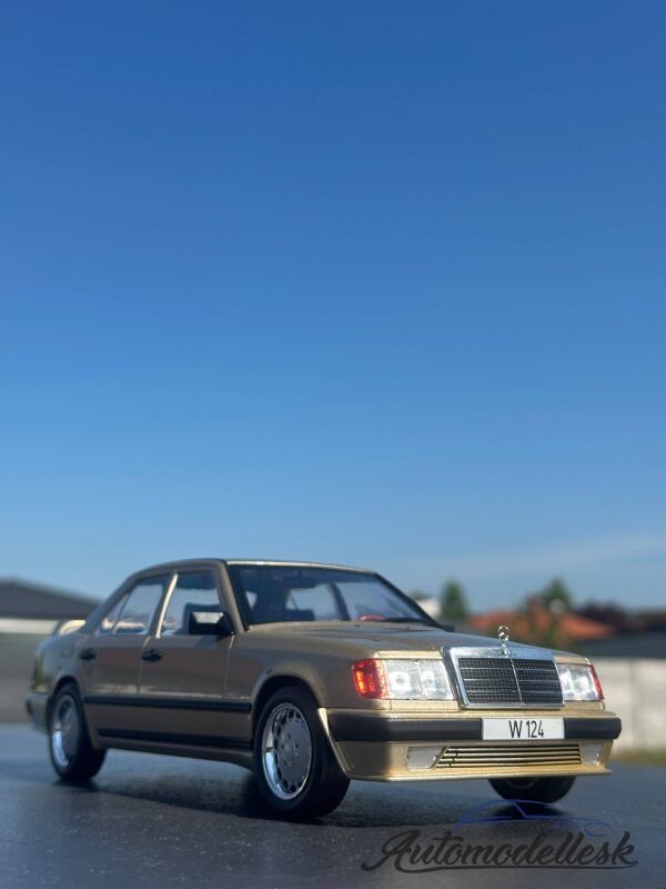 Model auta Model auta Mercedes W124 Tuning, bežová, 1986
