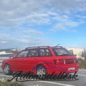 Model auta Audi Avant RS2, Lazer červená, 1995