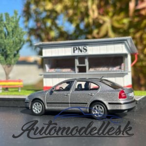 Model auta Škoda Octavia II, strieborná