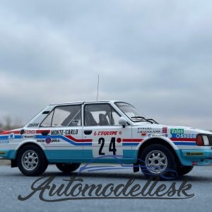 Model auta rally Škoda 130 L