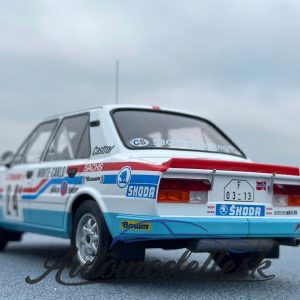 Model auta rally Škoda 130 L