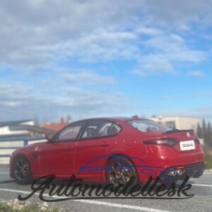 Model auta Alfa Romeo Giulia, Quadrifoglio červená, 2019