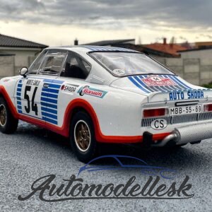 Model auta rally Škoda 130 RS