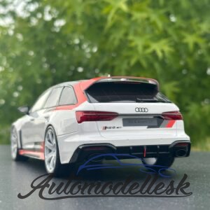 Model auta AUDI RS 6 GT ARKONA WHITE 2024.