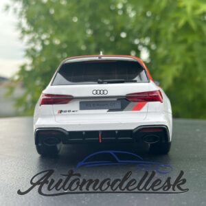 Model auta AUDI RS 6 GT ARKONA WHITE 2024.
