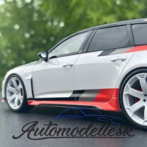Model auta AUDI RS 6 GT ARKONA WHITE 2024.