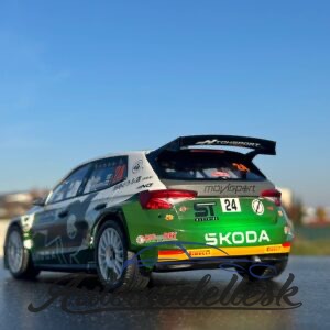 Model auta rally Škoda Fabia Rally2, No.24, Rallye WM, Rally Monte Carlo, 2023