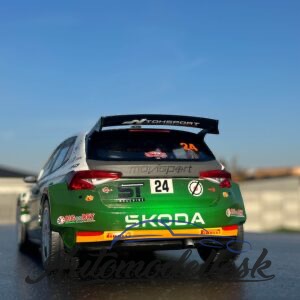 Model auta rally Škoda Fabia Rally2, No.24, Rallye WM, Rally Monte Carlo, 2023