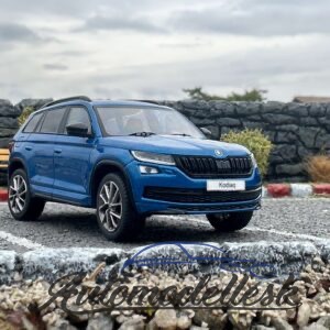 Model auta Škoda Kodiaq, metalická-modrá, Sportline, 2018