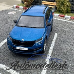 Model auta Škoda Kodiaq, metalická-modrá, Sportline, 2018