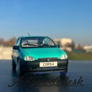 Model auta Opel Corsa B, tyrkysová, 1993