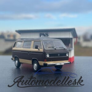 Model auta VW Caravelle, hnedá/béžová, 1981