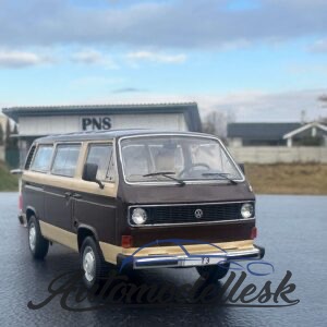 Model auta VW Caravelle, hnedá/béžová, 1981