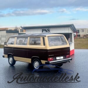 Model auta VW Caravelle, hnedá/béžová, 1981