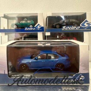 Model auta Alfa Romeo Giulia Quadrifoglio blue, 2019