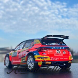 Model auta rally Škoda Fabia Rally2, No.25, Rallye Monte Carlo 2024