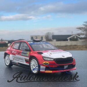 Model auta rally Škoda Fabia Rally2, No.26, WRC, Rallye Monte Carlo 2024, Ingram - McKillop