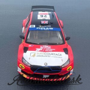 Model auta rally Škoda Fabia Rally2, No.26, WRC, Rallye Monte Carlo 2024, Ingram - McKillop