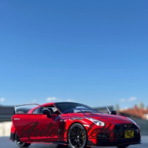 Model auta Nissan GT-R Nismo, červená, RHD, 2021