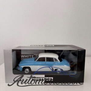 Model auta Wartburg 312, svetlo modrá/biela, 1965
