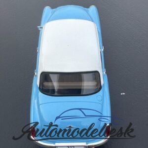 Model auta Wartburg 312, svetlo modrá/biela, 1965