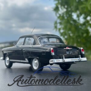 Model auta VOLGA M21, čierna, 1960