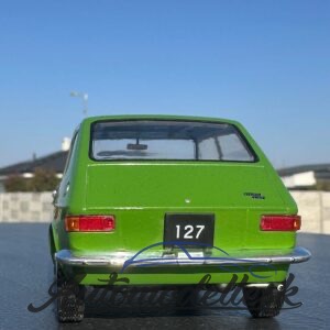 Model auta Fiat 127, zelená, 1971