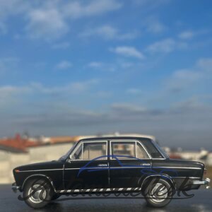 Model auta Lada 1500, čierna, 1977