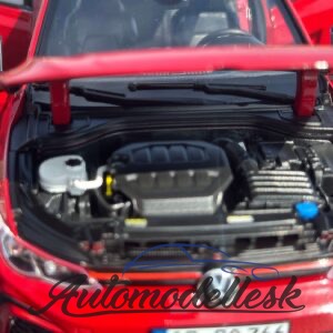 Model auta Volkswagen GTI, Tornado červená, 2020