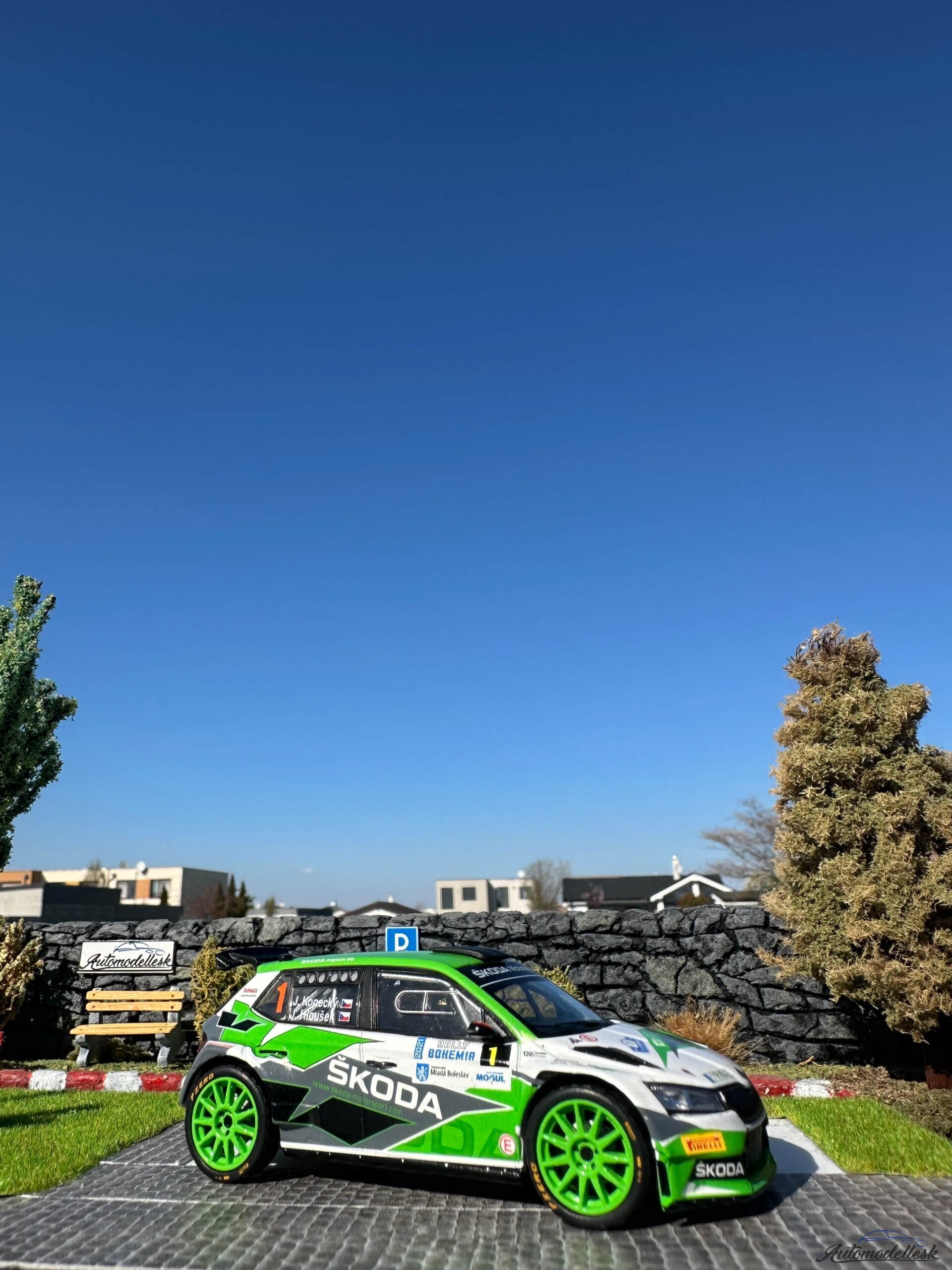 Skoda Fabia Rally2 EVO, Rallye Bohemia, 2021, #1 Skoda Fabia Rally2 EVO, Rallye Bohemia, 2021, #1
