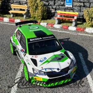 Model auta rally Škoda Fabia Rally2 E #1, Rallye Bohemia 2021