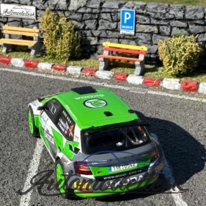 Model auta rally Škoda Fabia Rally2 E #1, Rallye Bohemia 2021