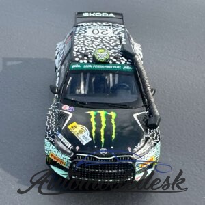 Model auta rally Škoda Fabia Rally2, WRC, Safari Rallye Kenia, 2024