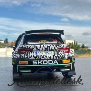 Model auta rally Škoda Fabia Rally2, WRC, Safari Rallye Kenia, 2024