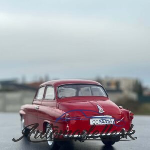 Model auta Škoda Octavia Super, červená, 1959.